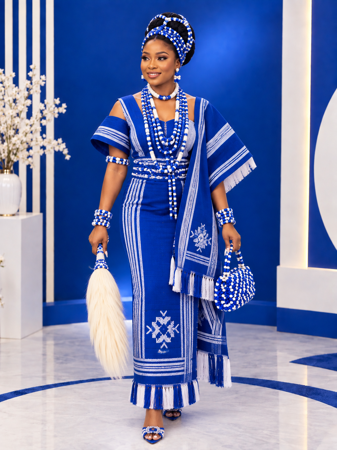 Official styling of the Unified Cultural Fabric and royal beads